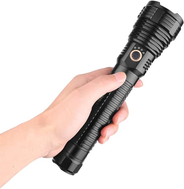 XHP70 Tehokas LED-taskulamppu, Superkirkas 10 000 Lumenin Lataus