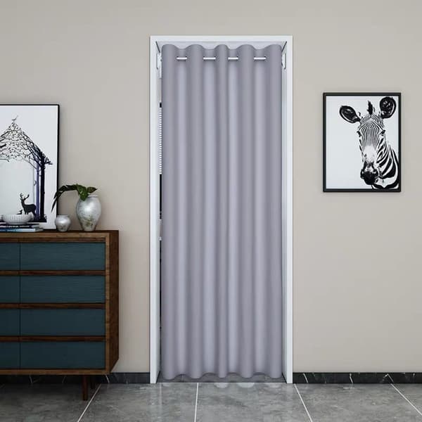 Dörrgardin ogenomskinlig gardin termiskt isolerad 90x200cm