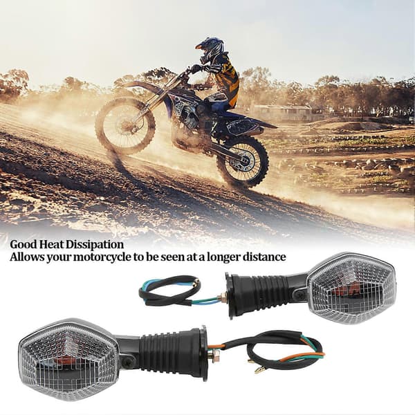 Motorcykel Blinklys Foran Udskiftningslampe til SUZUKI DL 1000 VStrom 2006-2012 (Transparent)