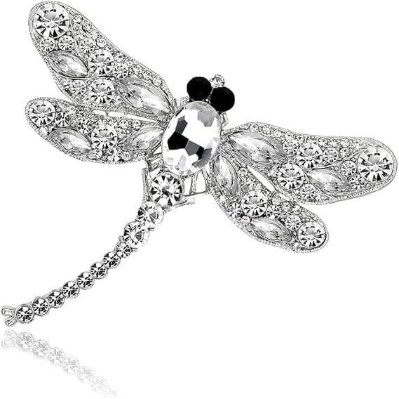 Dyrebrosje, Dragonfly Brosje, Dyreformet Krystallbrosjer, R