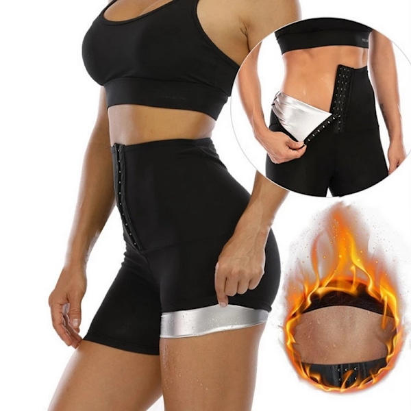 ##/Damshorts Shapewear Högmidjade Shorts för Kvinnor Viktminskning Byxor Perfekt för Slankning Fitness Jogging Yoga##/