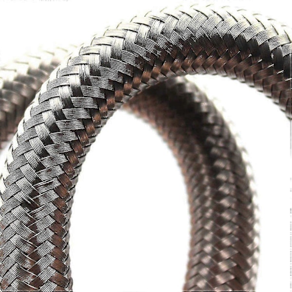 4 stk. 12 tommer fleksible ventilforlengere rustfritt stål dekkventilforlengeradaptere bil lastebil