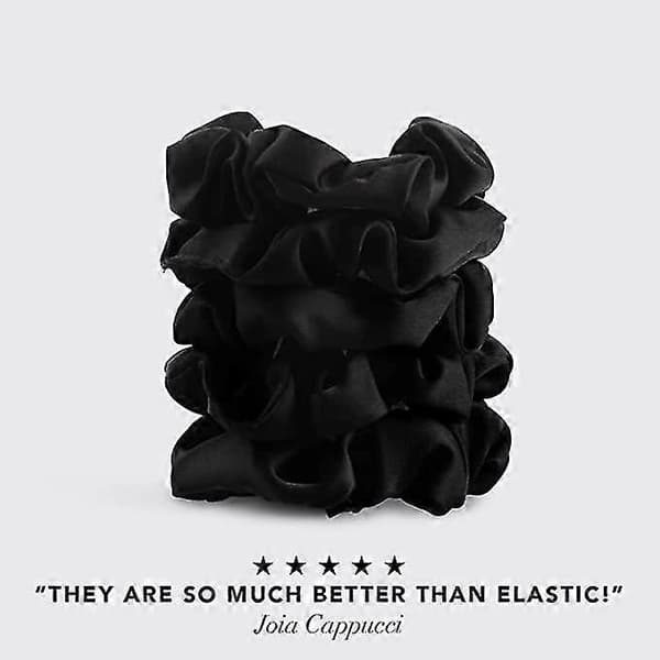 Satin pannebånd for damer, mote-pannebånd i satin Black