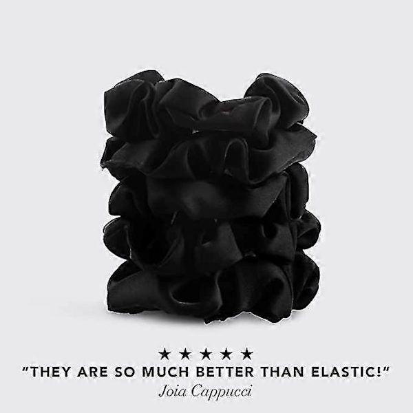 Satinhårband för damer, satinhårband, modehårband Black