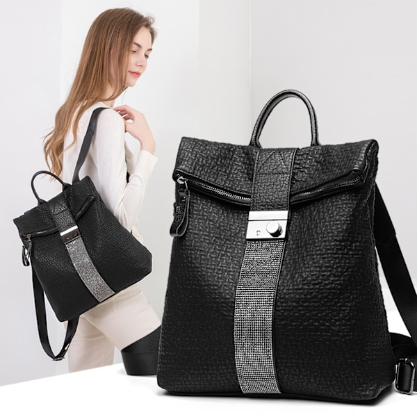 Fritidsryggsäck damryggsäck liten elegant hållbar