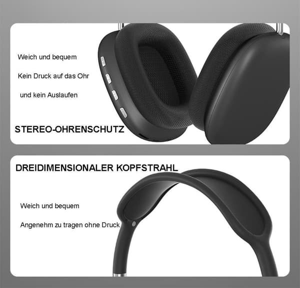 Hodemmontert trådløst Bluetooth-headset