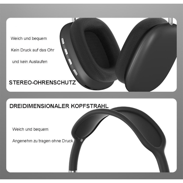 Päähän kiinnitettävät langattomat Bluetooth-kuulokkeet