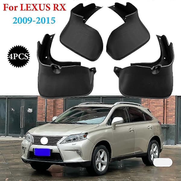 4x Mudderklapper Til Lexus Rx Rx270 Rx300 Rx350 Rx450h 2009-2015 Mudflap Stænkskærme Foran Bag Mudderklap Mudderbeskyttere 2014 2013 2012