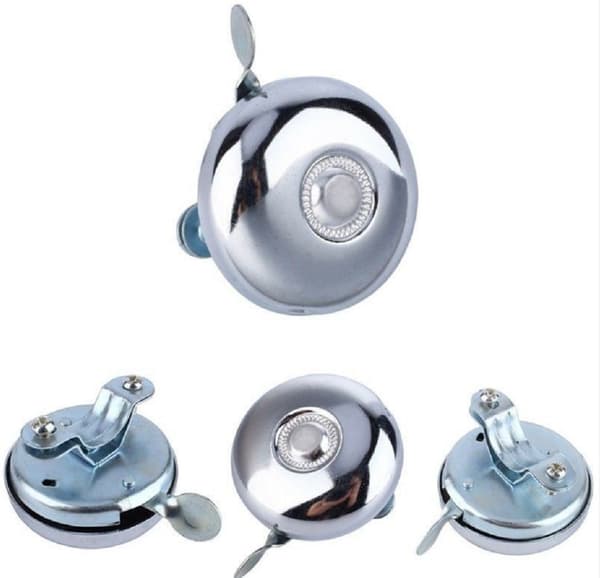 ##/Retro Unisex Cykelklocka Silver/Krom One Size##/