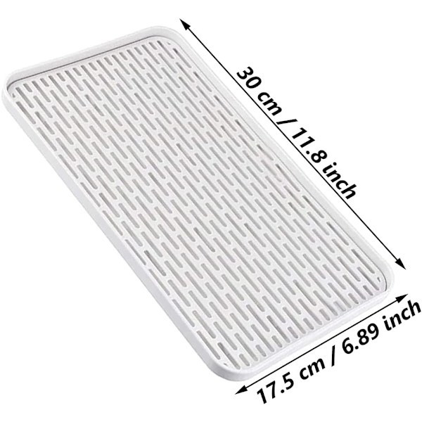 30*17.5cm Oppvaskstativ, Oppvaskstativmatte, Dryppbrett Holder, T