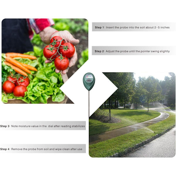 Jordfugtighedsmåler, Plantevandingsmonitor, Jordhygrometer Sensor