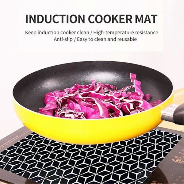 Induktionshäll Mat Högtemperaturbeständig Brandsäker Vattentät Skydd Induktionshäll Skyddsmatta Kökstillbehöriang C