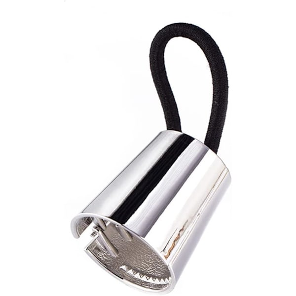 2 stk. Metal Hårmanchet Hårbånd Ponytail Holder Metal Punk Elastik