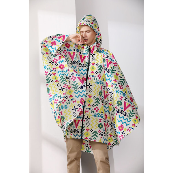 Ulkoilu - värikäs ballistinen poncho, vedenpitävä ja