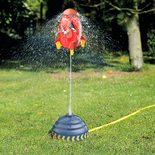 Vand-Raket Sprinkler - Børns Udendørs Leg - Vandleg til