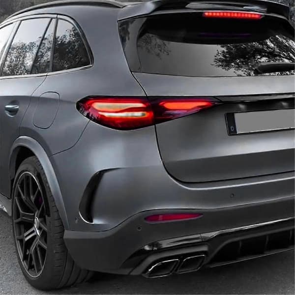 Til GLC Klasse X254 Line 2023 2024 Bagkofanger Trim Læbe Spoiler Canards Finner, Sort