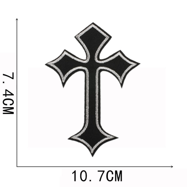 /#/10 stk. stryge-på broderi patches til at sy badges på/#/