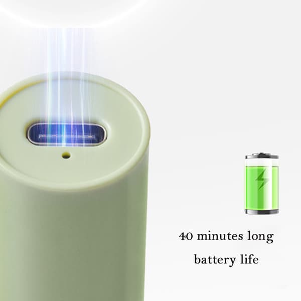 /#/1 stk lille bærbar neglelampe, USB, timer, grøn/#/