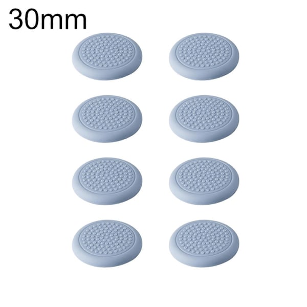 4/8 st Halkskyddsmattor Antiseismiska Lättanvända Runda Halkfria Greppkuddar för Trägolv 30mm