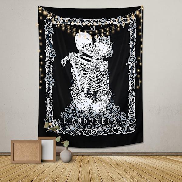 Halloween-kallotapetti Suutelevat Rakastavaiset Tapetti Seinävaate