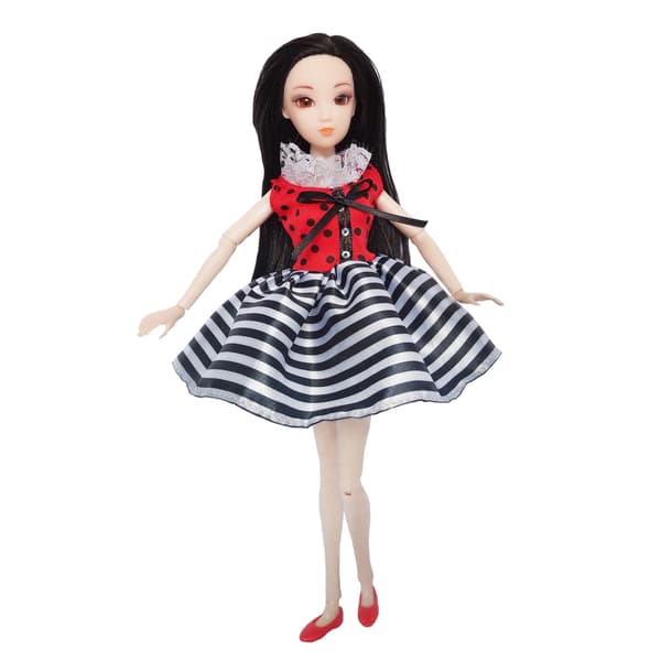 Barbie modekostume, 5 dele, 5 dukketilbehør, til ch