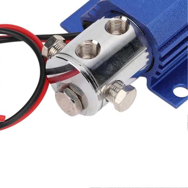 Universal Front Brake Line Lock Kit Elektrisk Rullekontrol Solenoid Hill Holder Sæt 12?24V DC Blå