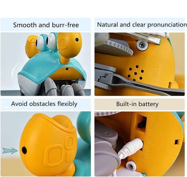 Sähköinen automaattinen induktiorapulelu, USB, valo ja musiikki