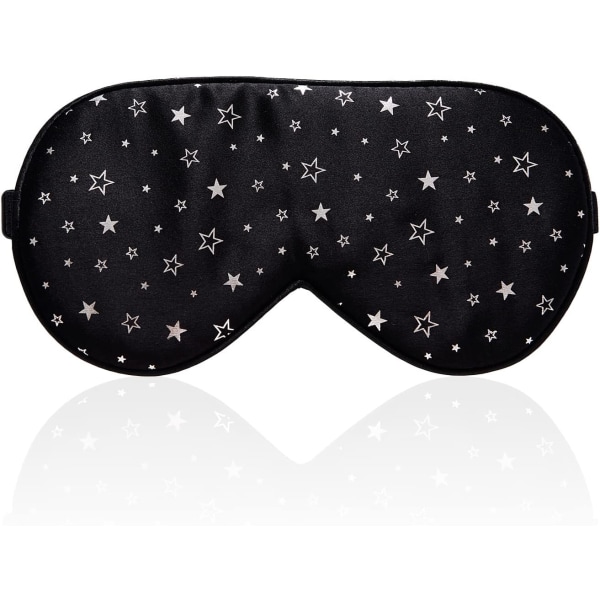 100% silk sleep mask with adjustable strap, comfortable and supe