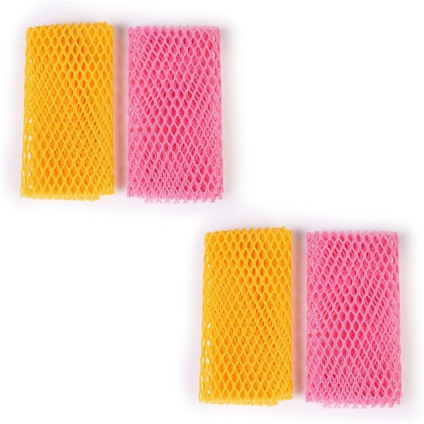 4 Pieces Mesh Net Cleaning Cloth Innovative Anti-Stick Net Dishw