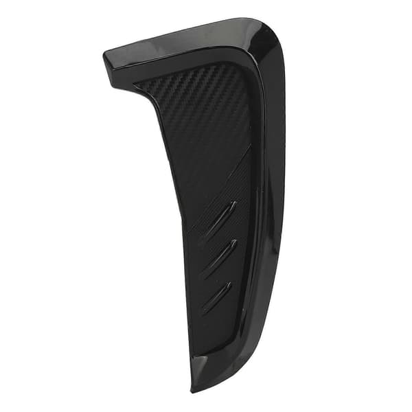 2 st Sidostänkskydd Ventil Trim Vänster Höger 20cm Glänsande Svart Gummi Universal Passform för Accord Civic