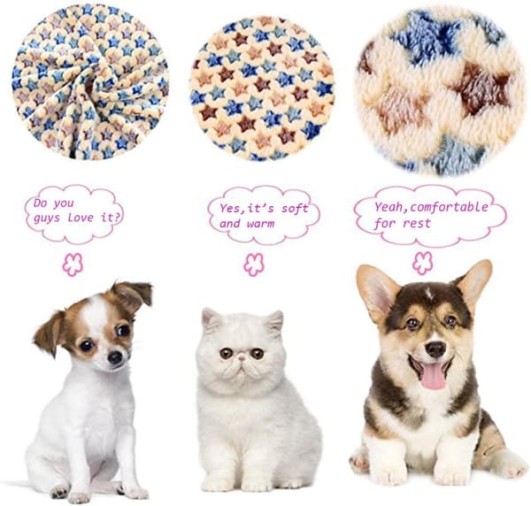Fluffy Katt og Hund Tepper Valpeputer Vaskbare Matte Små Medium