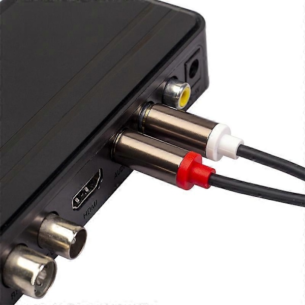 3660B 2RCA til 2RCA Han til Han Lotus Kabel AV Fire-hoved Forstærker Audio Linje 2M