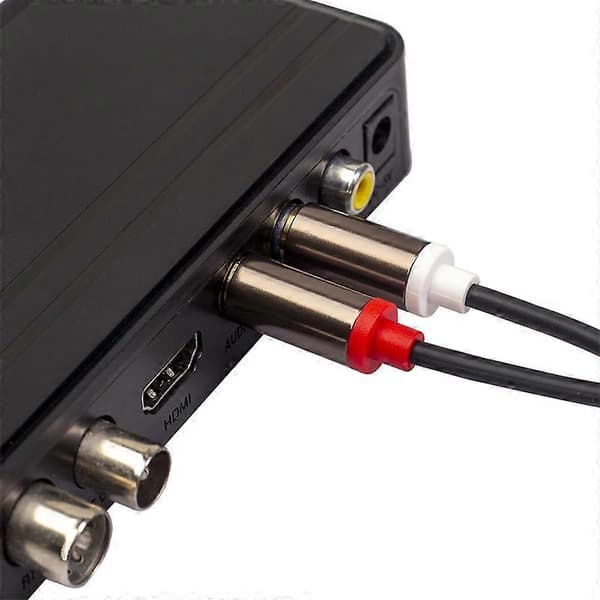 3660B 2RCA til 2RCA Hann til Hann Lotus Kabel AV Firehoders Forsterker Lydlinje 3m.