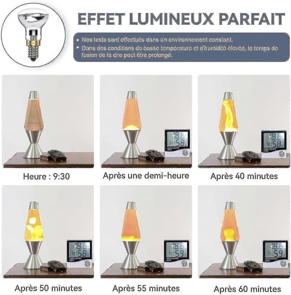 Lavalampelyspære 25w E14 R39 Varmhvit Reflektorlyspære Ses Liten Edison Skrue Glødelampe