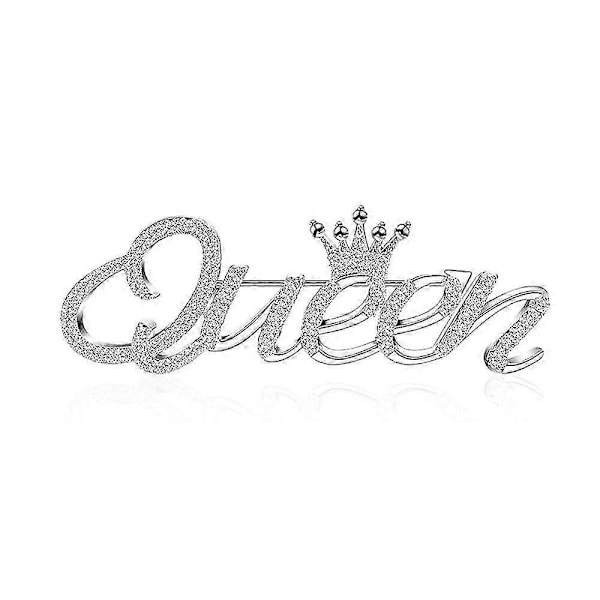 Skinnende Krystall Rhinestone Elegant Brosje for Kjole og Genser