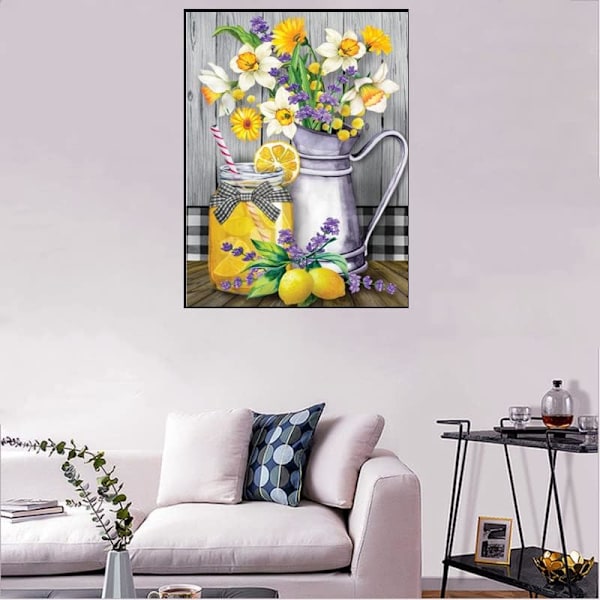 5D DIY Diamantmaleri (uden kasse), Broderi Diamantmaleri Ful