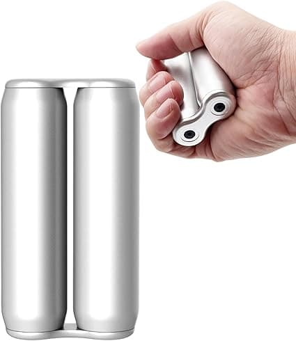 Bärbar Fidget-leksak för vuxna (silver), handrulle, Fidget Roller