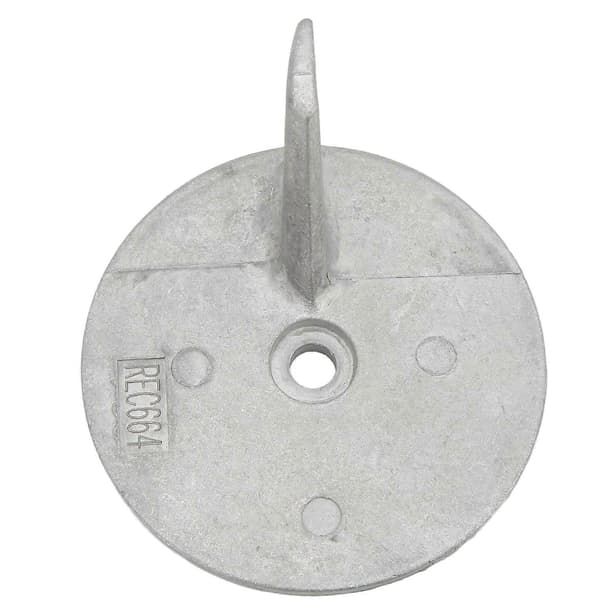 Båd Påhængsmotor Trim Tab Anode Blok Zinklegering 664?45371?01?00 Erstatning for 20?50 HK