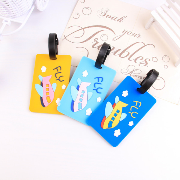 Bagagetaggar, 3 stycken PVC Bagagetaggar Bagagetaggar, Resväska
