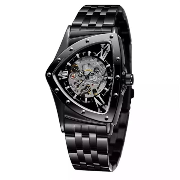 ##/Mekanisk klocka Triangulär armbandsur helt urholkat design##/