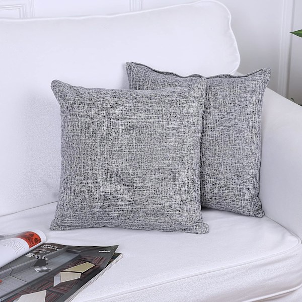 4 kpl tyynynpäällisiä 45x45cm pellavainen tyynynpäällinen 18X18 tuumaa