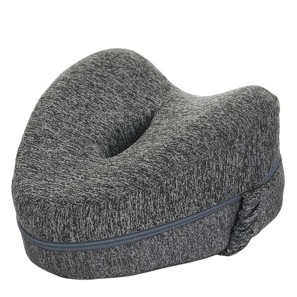 (Mørkegrå) Ergonomisk Benpude Knæpude med Memory Foam