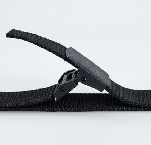 4 stk. Sort+Khaki Nylon Bælte, Militært Taktisk Bælte, Hurtig Spænde