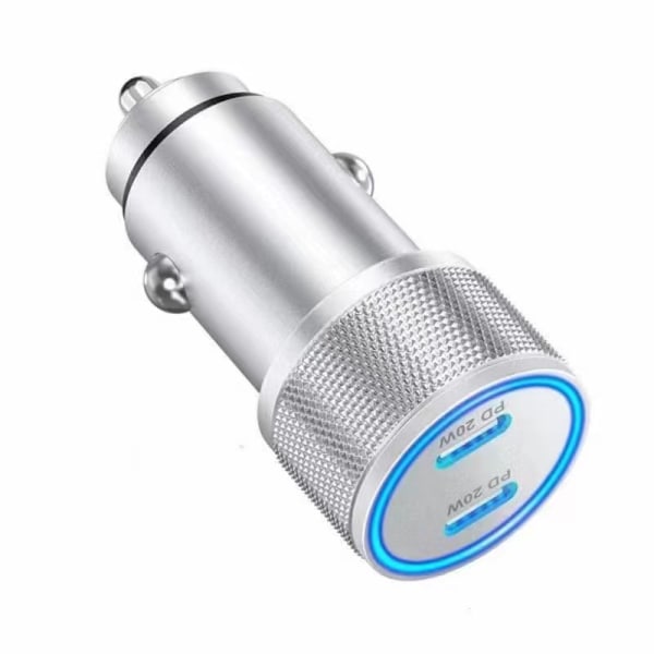 20W USB-C Billaddapter med 1m Lightning-kabel, 12V/24V D