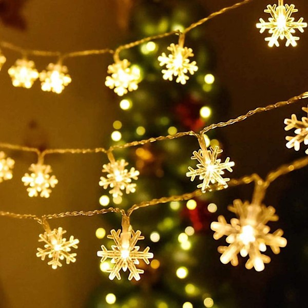 ##/LED fairy lights snowflakes LED fairy lights, winter Christmas, creates a pleasant atmosphere##/