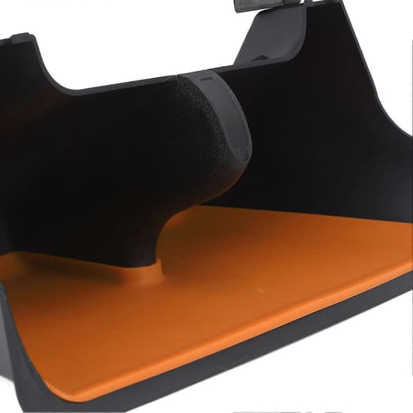 Förvaringslåda under skärmen, mittkonsol organiseringsfack, ersättning för Tesla Model Y Model 3 Orange