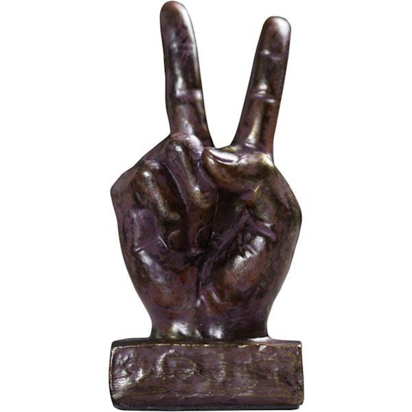 Håndskulptur Dekoration Finger Statue Harpiks Kontor Hjem Dekorationer