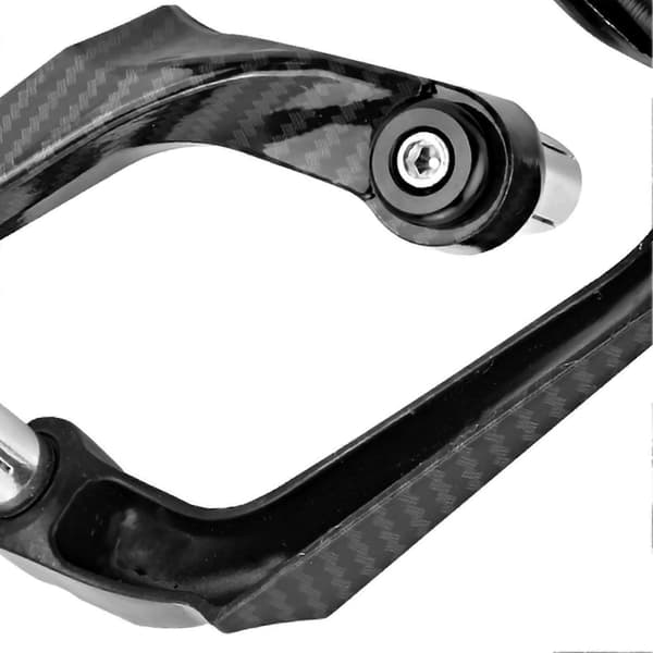 7/8 tum Universal Motorcykelstyre Bromsskydd i Aluminiumlegering (Svart)