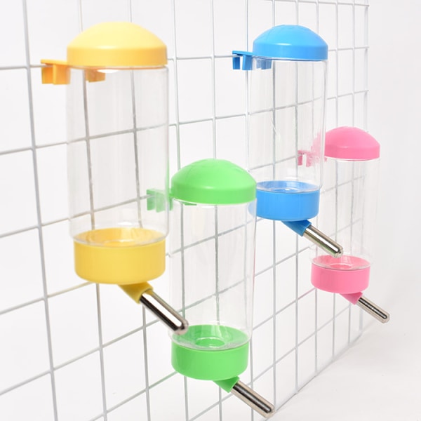 ##/2 st 400 ml Automatisk Hamstermatningsflaska Plastdvärgkaninmatningsflaska Hamstermatningsflaska Läckagefri för Hamster Katt Hundar##/