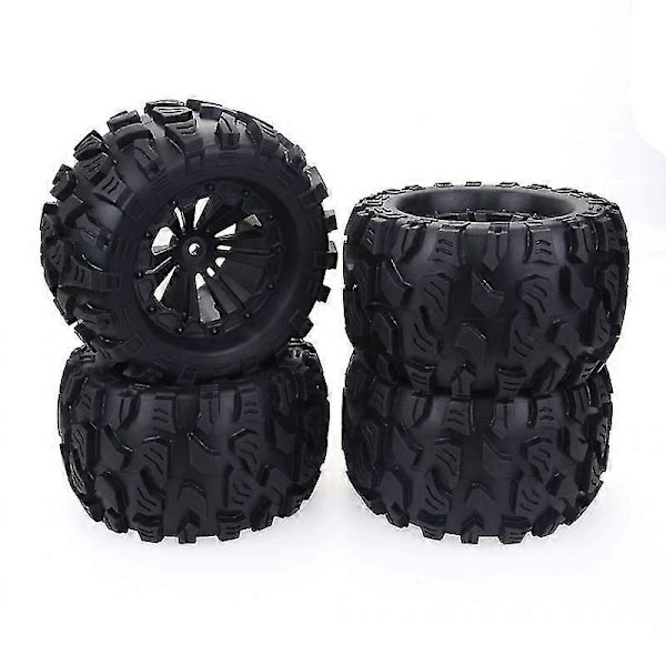 4 KPL 1/10 Kuorma-auton Pyörät Renkaat HPI HSP Savage XS TM Flux ZD Racing LRP:lle